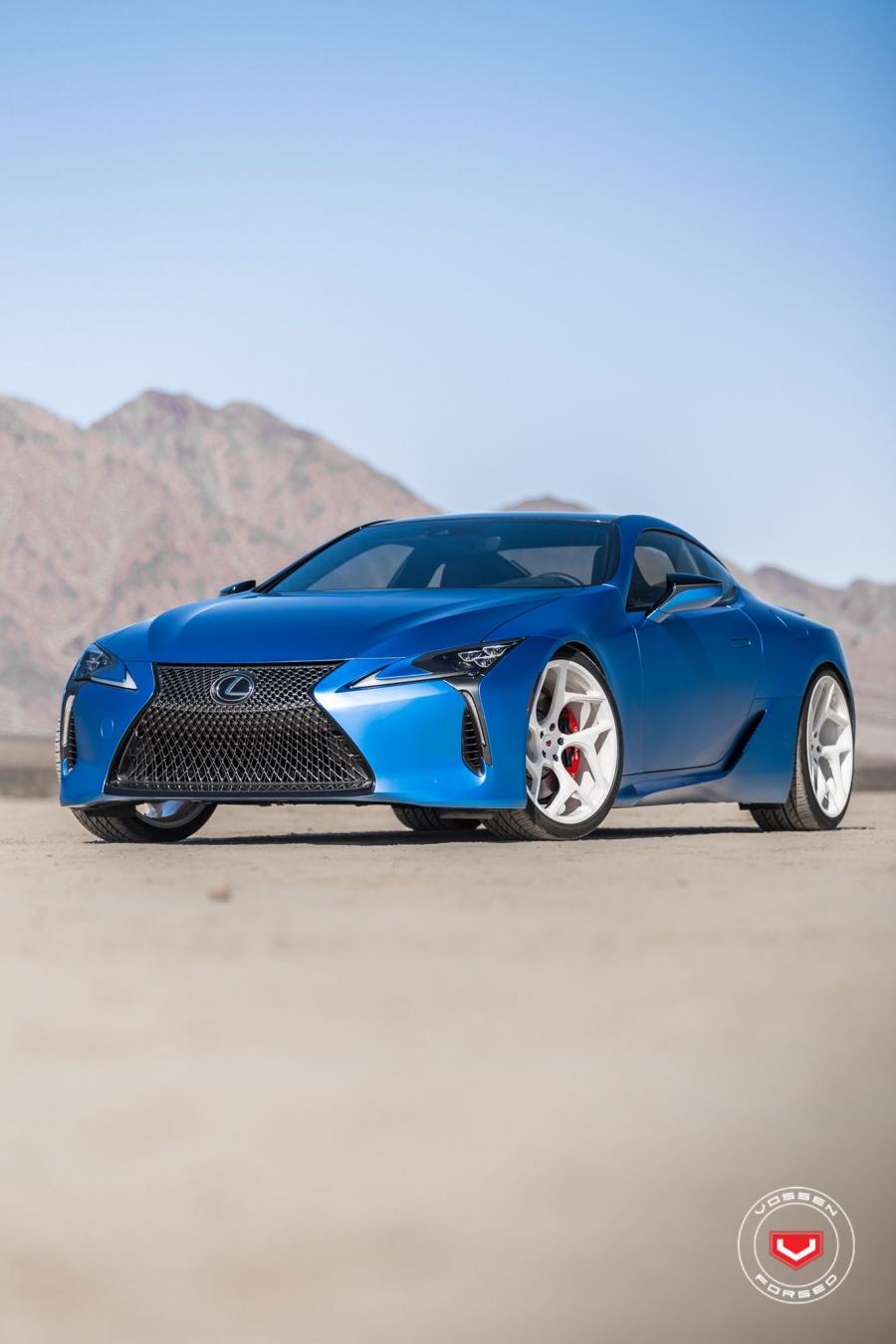  Lexus LC500 on Vossen Wheels (CG-205T) 2017 года  (фото 12 из 21)